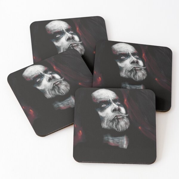 Item preview, Portrait of Nergal from Behemoth designed and sold by Helena Black.
