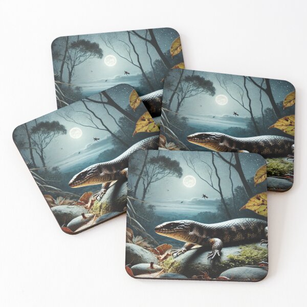 Item preview, Moonlit Nocturnal Skink designed and sold by NocturnalNook.