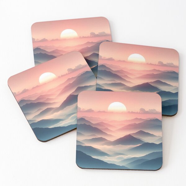 Item preview, Misty Mountain Sunrise Glow designed and sold by JavisSRDesign.