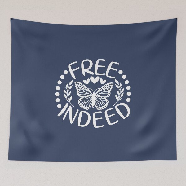 Item preview, Free Indeed - John 8 verse 36 designed and sold by simplydesignart.
