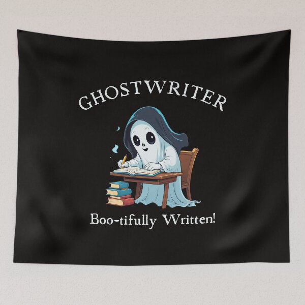 Item preview, Ghostwriter Boo-tifully Written! designed and sold by TrippyOutfitter.