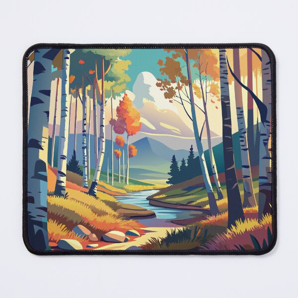 Item preview, aesthetic birch landscape garden scenery designed and sold by rlav123.