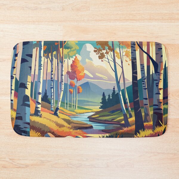 Item preview, aesthetic birch landscape garden scenery designed and sold by rlav123.