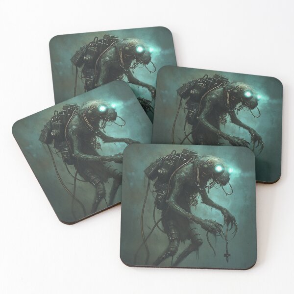 Item preview, Cybernetic Skaven Technomancer - Dark Sci-Fi Fantasy Art designed and sold by Juuskus.