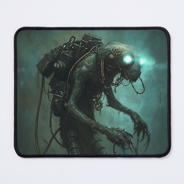 Item preview, Cybernetic Skaven Technomancer - Dark Sci-Fi Fantasy Art designed and sold by Juuskus.