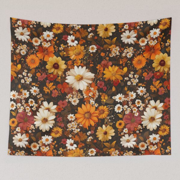 Item preview, Fall mixed vintage wildflowers designed and sold by ScorpioSunStudio.