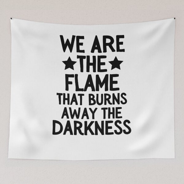 Item preview, Salamanders Flame Sticker, Warhammer 40,000 Quote designed and sold by SlocifieShop.