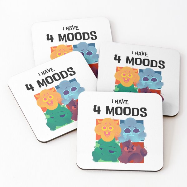 Item preview, I HAVE 4 MOODS designed and sold by Sneh Universe.