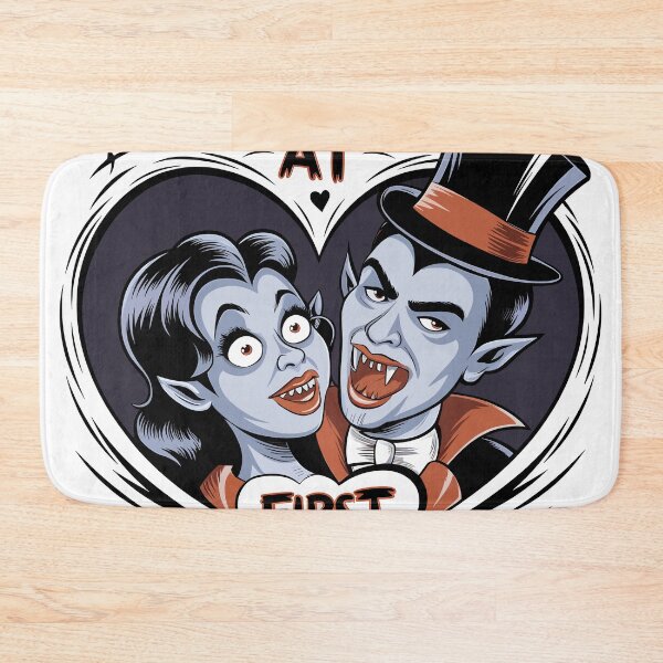 Item preview, Love at First Bite Funny Vampire Halloween designed and sold by Quirky Shirts.