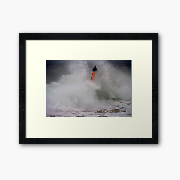 All Right Who Took My Board? Framed Art Print
