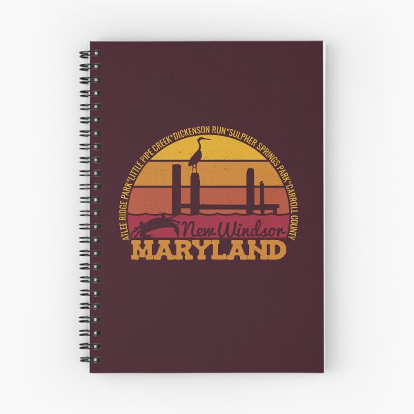 Item preview, New Windsor Maryland Sunset Retro Local Pride Logo designed and sold by CRHPOD20.