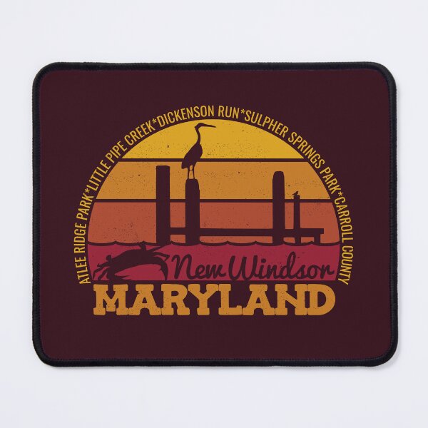 Item preview, New Windsor Maryland Sunset Retro Local Pride Logo designed and sold by CRHPOD20.