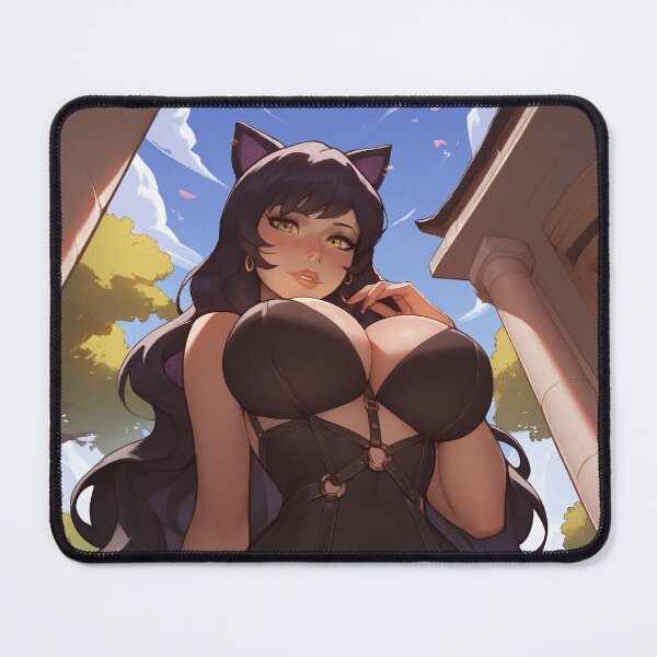 Item preview, Hot Cat Girl in a Dress designed and sold by WaifuBrowser.
