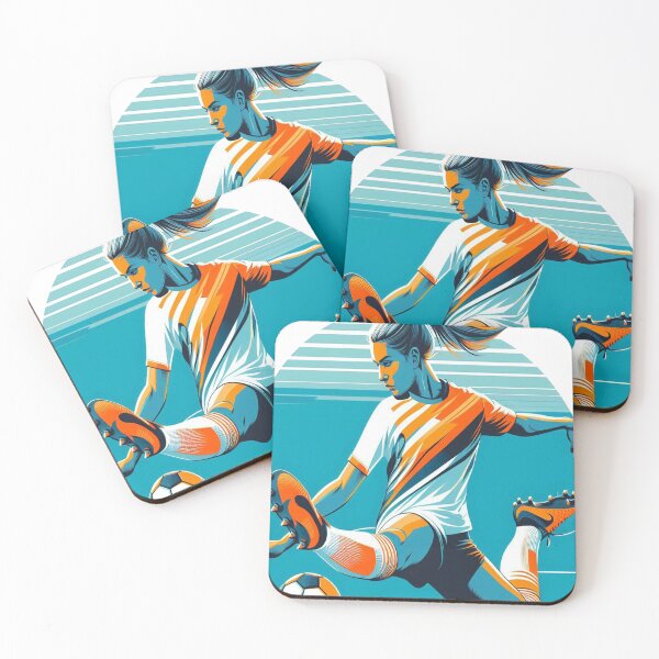 Item preview, a soccer player kicking a soccer ball designed and sold by PATEL BRO.