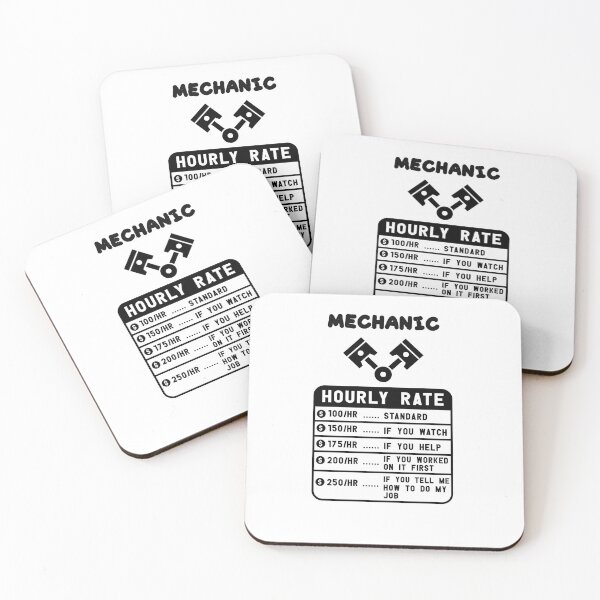 Item preview, mechanic hourly rate t-shirt designed and sold by LensherArt.