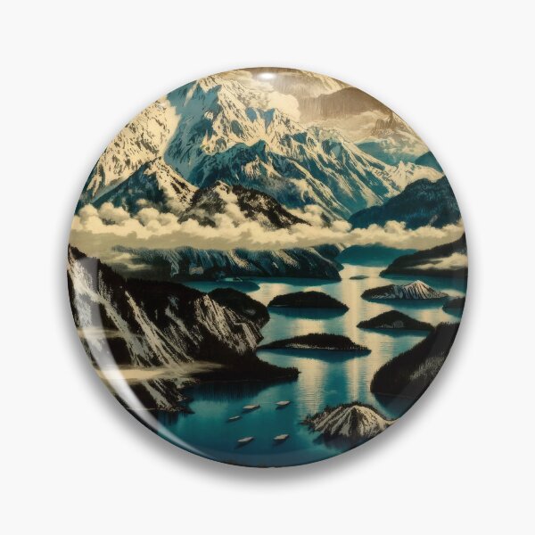 Item preview, Hanuyi Peak Wonders - A Contemporary Ukiyo-e Nature Landscape designed and sold by Kijiermono.