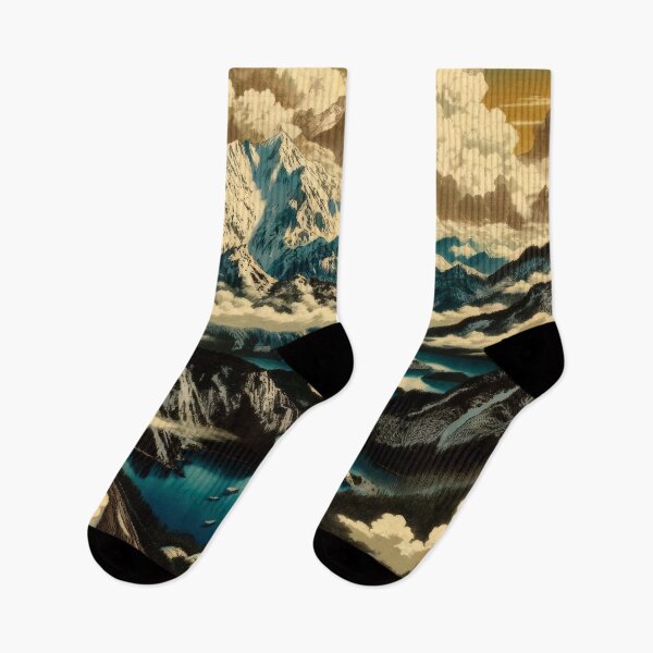 Item preview, Hanuyi Peak Wonders - A Contemporary Ukiyo-e Nature Landscape designed and sold by Kijiermono.