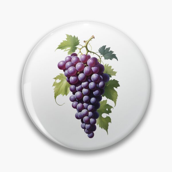 Item preview, Ripe bunch of grapes with leaves designed and sold by MadinaFatt.