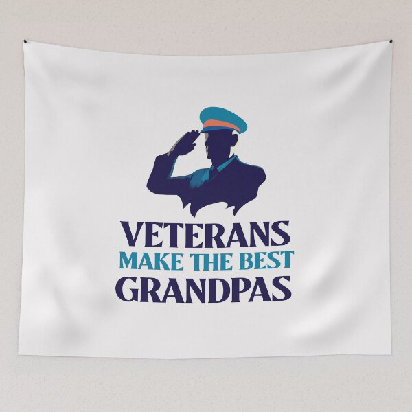 Item preview, Veterans make the best Grandpas designed and sold by 87-Aesthetics.