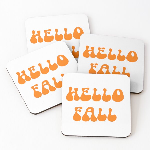 Item preview, HELLO FALL TEXT designed and sold by Mahakamel.