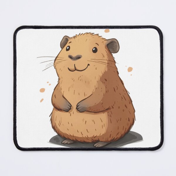 Item preview, cute cartoon capybara designed and sold by Fernnieskillup.
