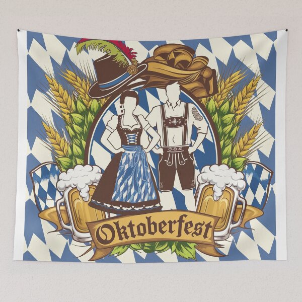 Item preview, Oktoberfest Celebration Emblem - Bavarian Folk Art designed and sold by tutoo clothes.