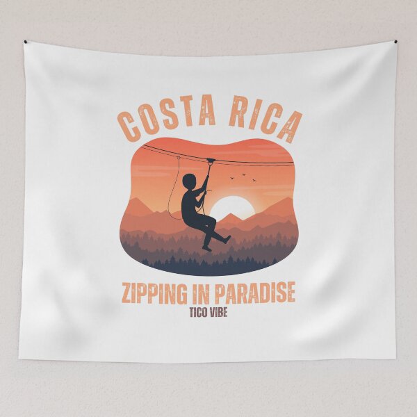 Item preview, Costa Rica Zipping in Paradise designed and sold by Ticovibe.