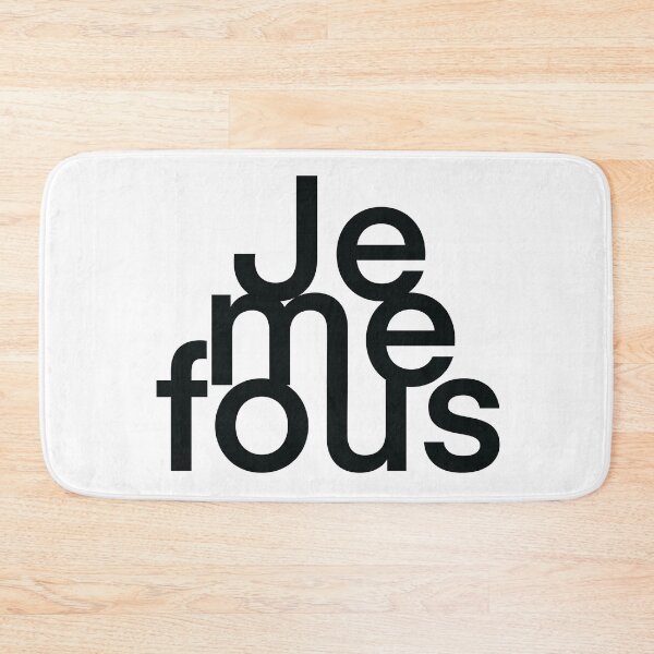 Item preview, Je Me Fous designed and sold by thelittleforest.