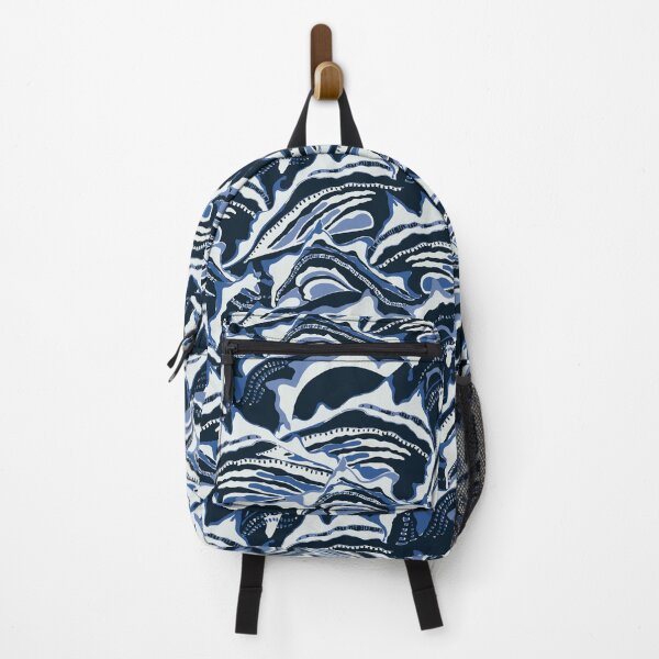 Item preview, Abstract Scallops, Blue-white version designed and sold by Alex  Blud.