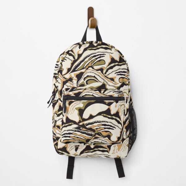 Item preview, Abstract Scallops, Black-beige version designed and sold by Alex  Blud.