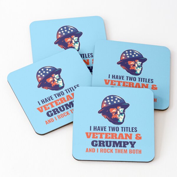 Item preview, I have two titles Veteran & Grumpy and I rock them both designed and sold by 87-Aesthetics.