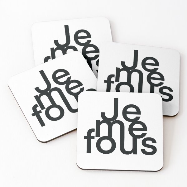 Item preview, Je Me Fous designed and sold by thelittleforest.