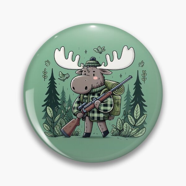 Item preview, Hunting Moose in the Forest designed and sold by FrozenRoscoe.