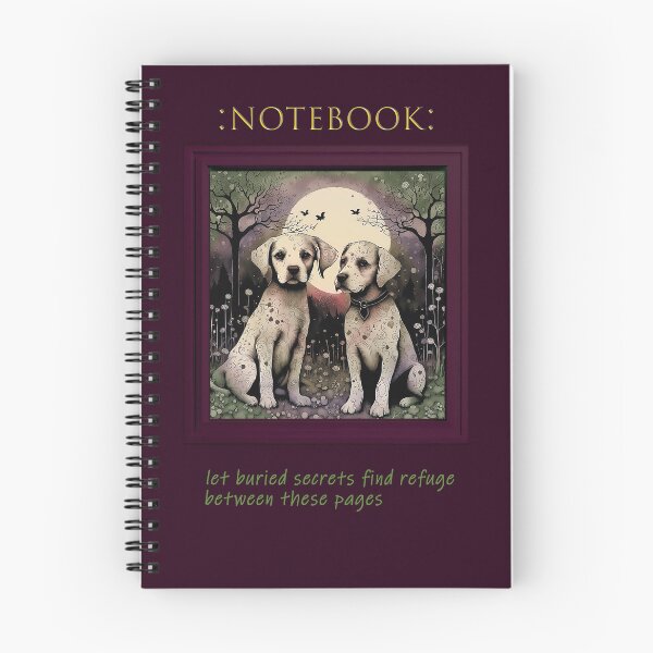 Item preview, Notebook for buried secrets designed and sold by Its-puppy-life.