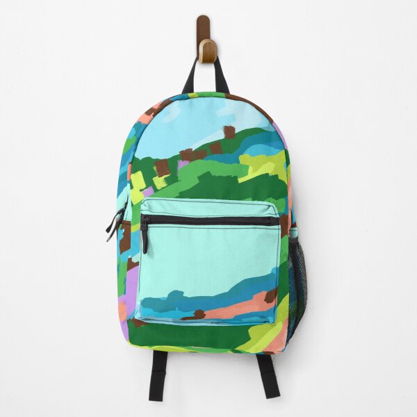Item preview, Vivid Vistas, Bright And Vibrant Mountains With Colorful Horizon, Abstract Coastal Adventure, Nature Inspired Dreamy Seascape   designed and sold by Kintsugi99.