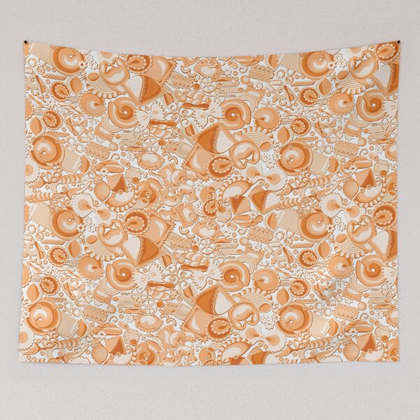 Item preview, Italian Pasta, Orange and white version designed and sold by Alex  Blud.