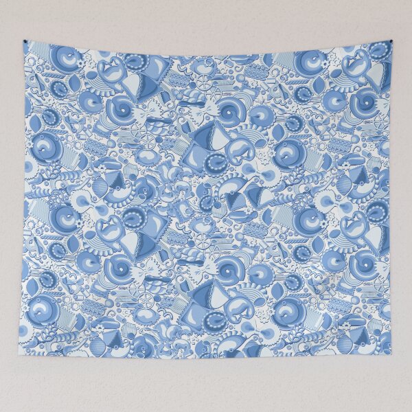 Item preview, Italian Pasta, Blue and white version designed and sold by Alex  Blud.