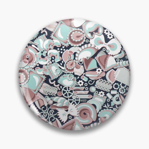 Item preview, Italian Pasta, Turquoise and beige version designed and sold by Alex  Blud.