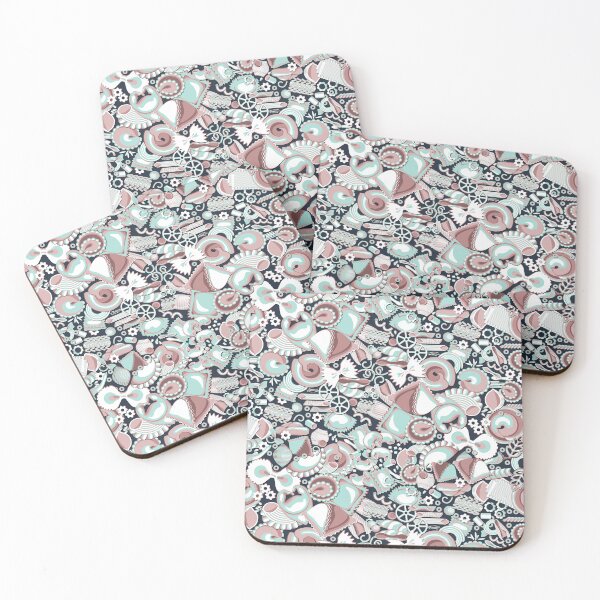 Item preview, Italian Pasta, Turquoise and beige version designed and sold by Alex  Blud.