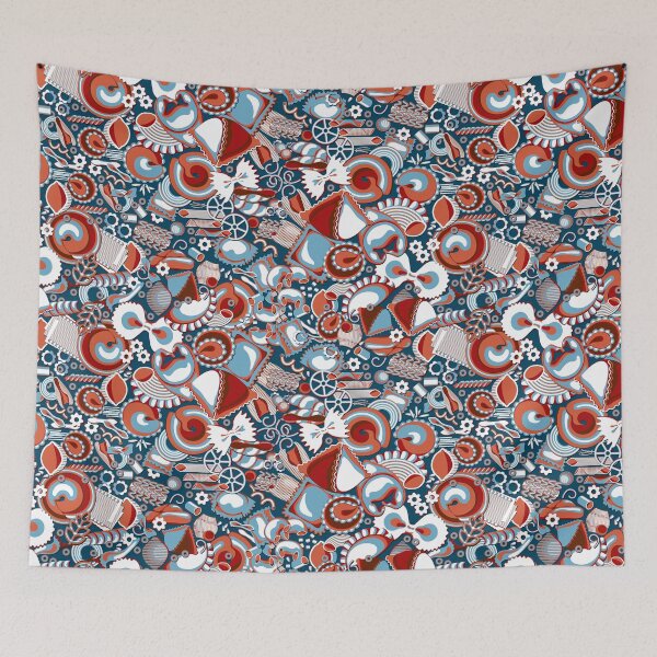Item preview, Italian Pasta, Blue and red version designed and sold by Alex  Blud.