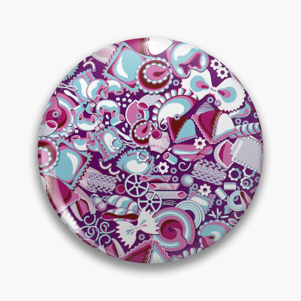 Item preview, Italian Pasta, Lilac and blue version designed and sold by Alex  Blud.