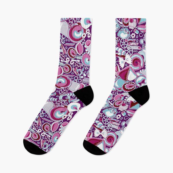 Item preview, Italian Pasta, Lilac and blue version designed and sold by Alex  Blud.
