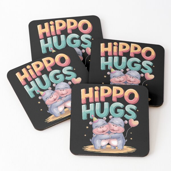 Item preview, Hippo Hugs - Festive Love with Moo Deng designed and sold by VioladesignByRW.