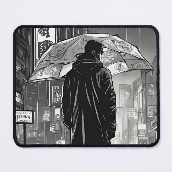 Item preview, Noir City Stroll: Cyberpunk Streets in Rain designed and sold by mkzmerch.
