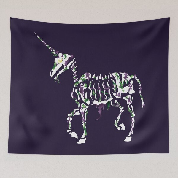 Item preview, Undead Unicorn - Dark Purple designed and sold by Daniel Bevis Design.