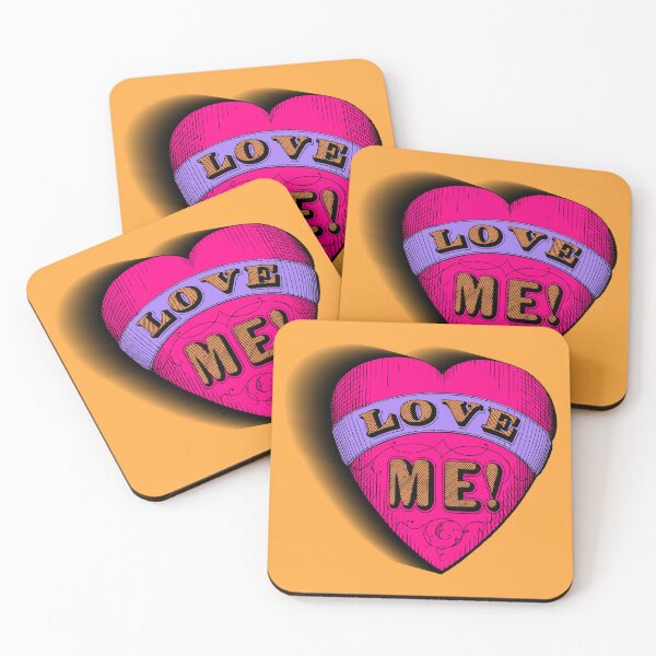 Item preview, Love Me Bright Pink Love Heart designed and sold by KeksWorkroom.