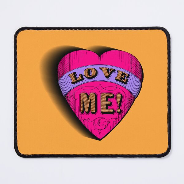 Item preview, Love Me Bright Pink Love Heart designed and sold by KeksWorkroom.