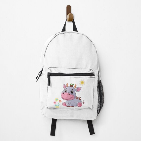 Item preview, Little cute smiling Cow Cartoon designed and sold by Samonshop.