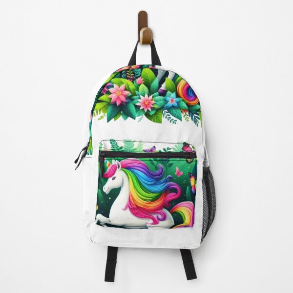 Item preview, Unicorn, fantasy design, Unicorn in flower garden designed and sold by WorlDigitalArts.