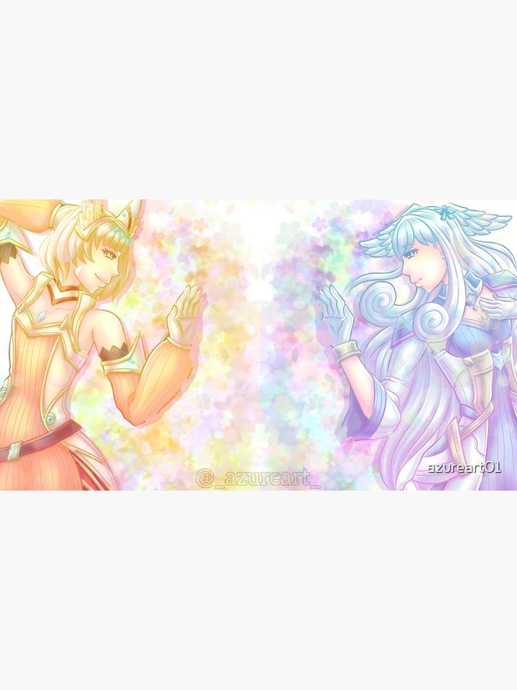 Nia and Melia Xenoblade Chronicles 3 - @azureart01/@_